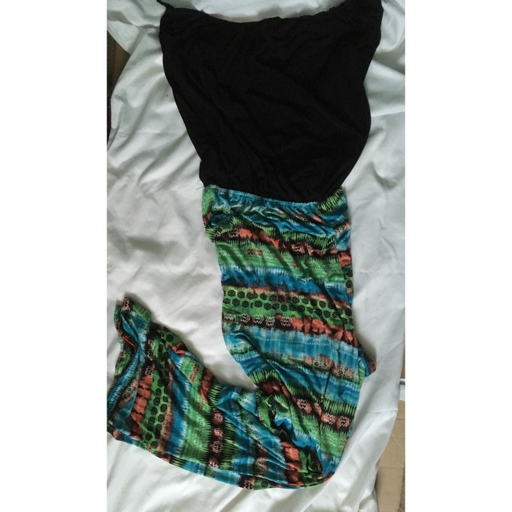 Sleeveless pant romper